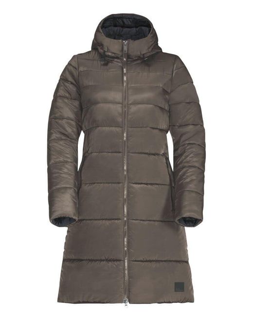 Jack Wolfskin Gray EISBACH COAT W cold coffee M