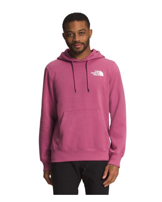 The North Face Pink Box Nse Pullover Hoodie for men