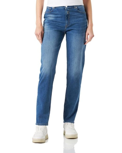 Replay Blue Jeans Kiley Straight-Fit aus Komfort Denim