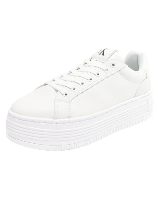 Jeans Bold PLATF Low Oh MG LTH Baskets Calvin Klein en coloris White