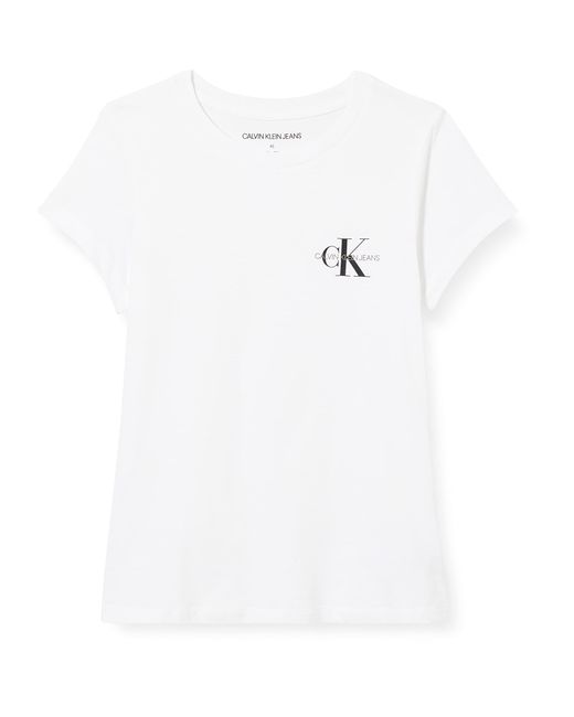 Calvin Klein White Jeans 2 Pack Slim Cotton T-shirts T Shirt