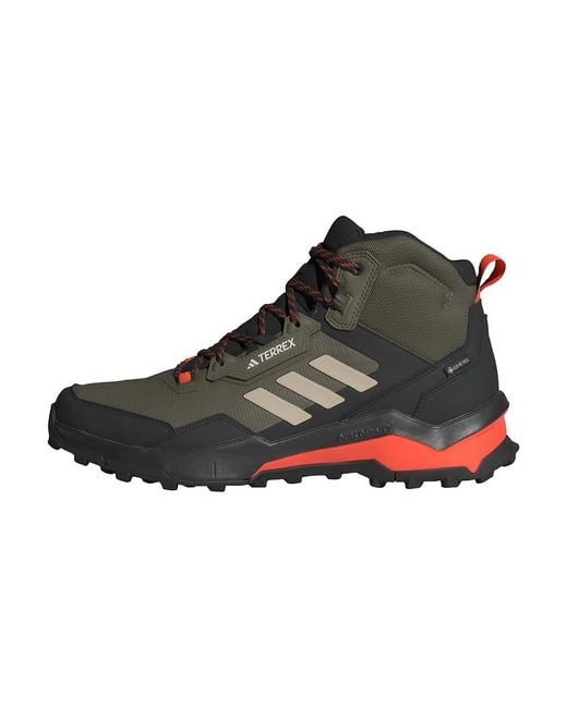 Adidas Black Terrex Ax4 Mid Gore-tex Hiking Shoes for men