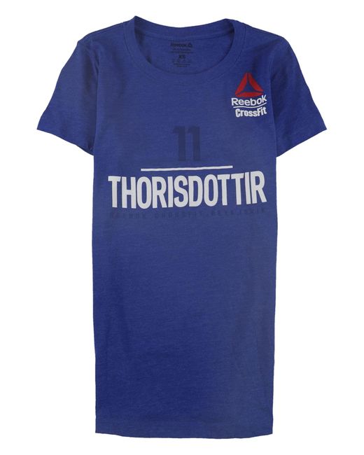 Reebok Blue S Crossfit Thorisdottir 11 Graphic T-shirt