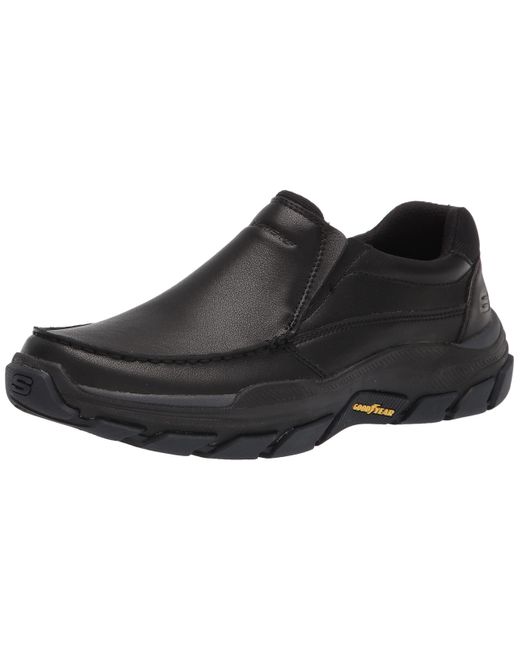 Skechers Rubber Respected -catel S Leather Casual Shoes Black Uk 10.5 for  Men - Save 26% | Lyst