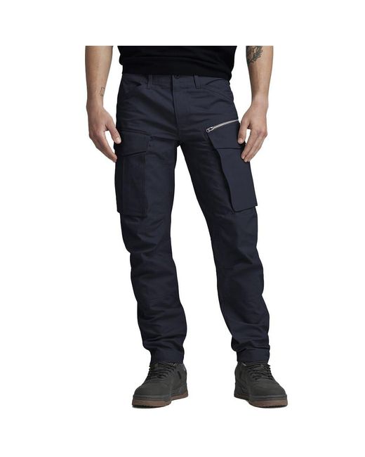 G-Star RAW Rovic Zip 3D Regular Tapered Hose in Blue für Herren