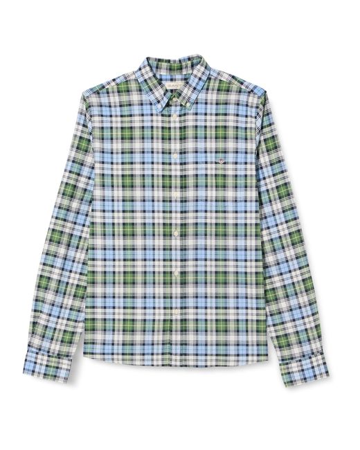 Archive Oxford Checked Shirt Camicia Elee di Gant in Blue