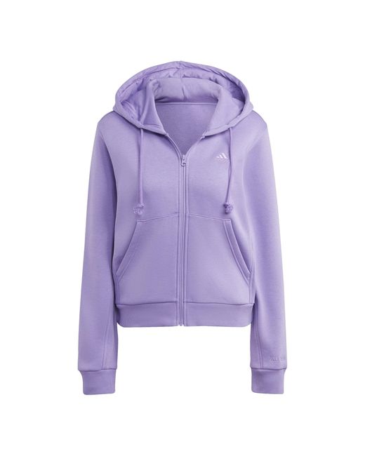 W All Szn Fz HD Sweatshirt Adidas en coloris Purple