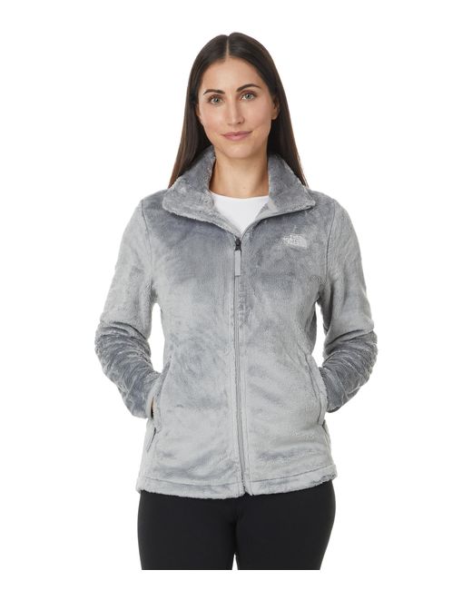 The North Face Gray Osito Full Zip Fleece Jacket