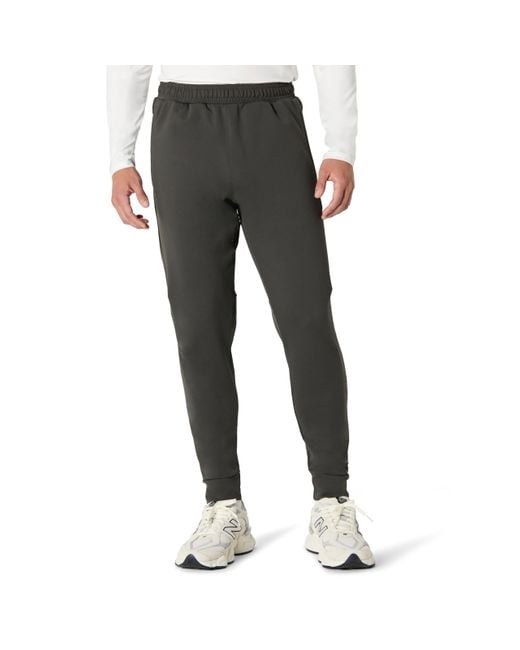Amazon Essentials Jogginghose elastisches Strickmaterial leistungsstark in Gray für Herren