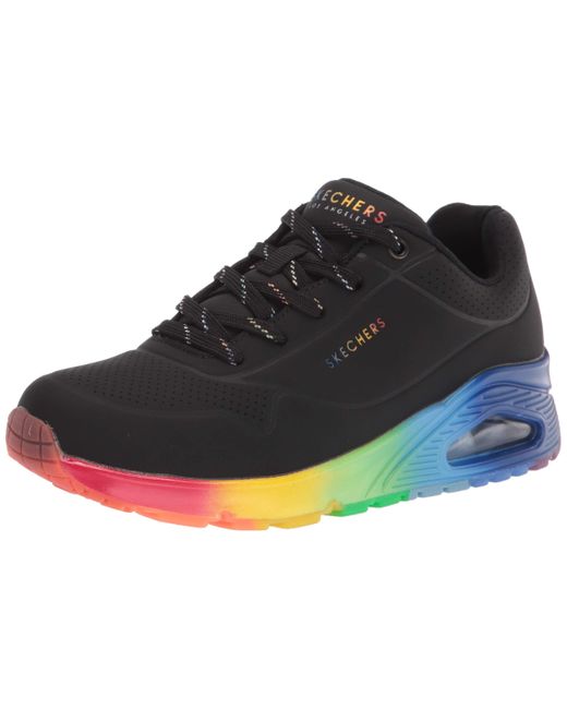Skechers Street Uno-Rainbow Soles Sneaker in Schwarz | Lyst DE