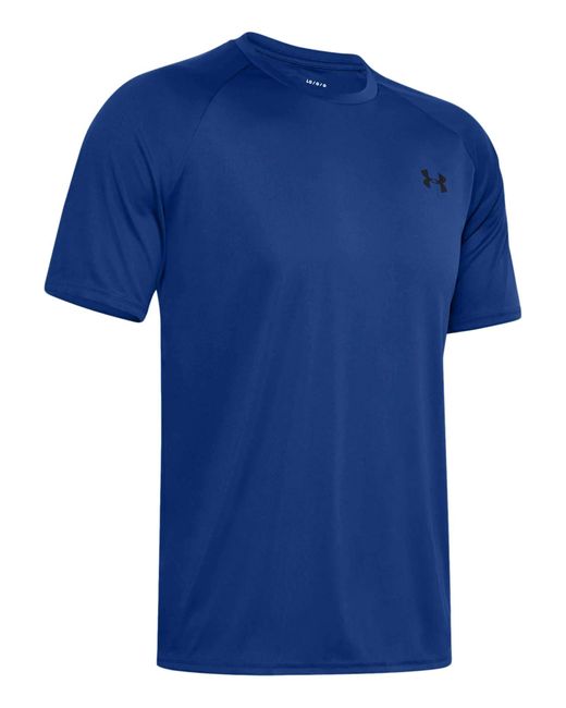 Under Armour Heatgear Loose Fit Short Sleeve Shirt in Blue for Men | Lyst UK