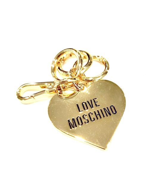 Portachiavi Donna JC5403PP1HLU 0901 Oro Love Moschino en coloris