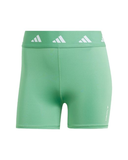 Techfit Short Leggings Adidas de color Green