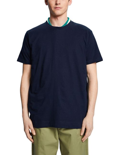 Esprit Blue Collection 043eo2k303 T-shirt for men