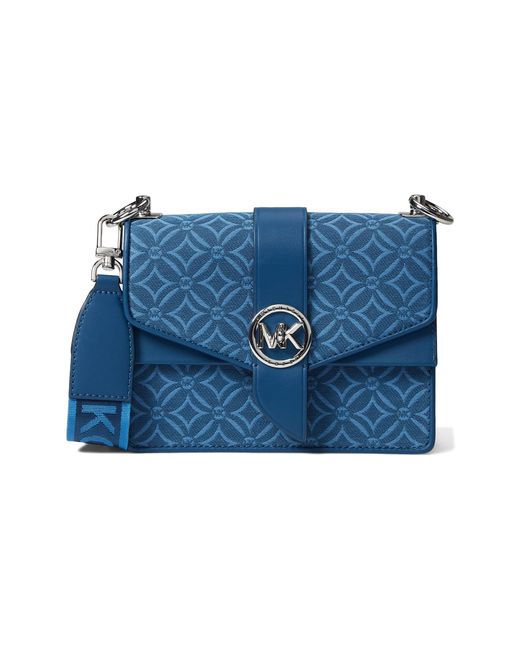 Michael Kors Greenwich Small Convertible Cross Body in Blue Lyst UK