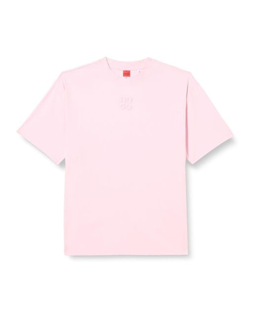 HUGO Pink Drisela_2 T-shirt