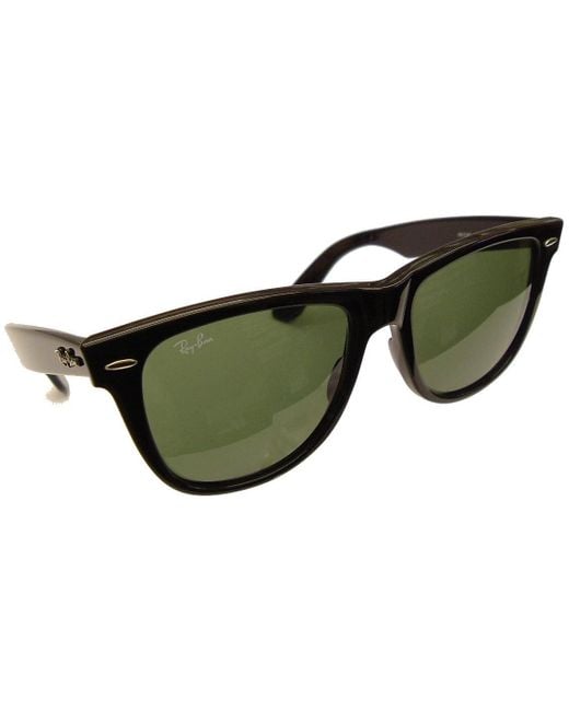 Ray Ban Unisex Rb2140 Original Wayfarer Polarized Sunglasses In Black Save 5 Lyst
