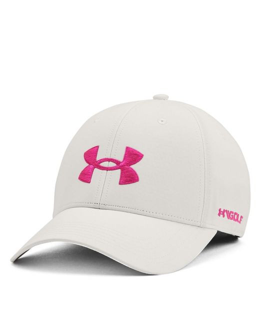 Under Armour S Golf Cap White/pink One Size for men
