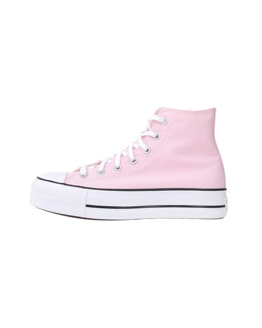 Converse Pink SNEAKERS Donna A11872C CT HI PLATFORM SUGAR BERRY/WHITE