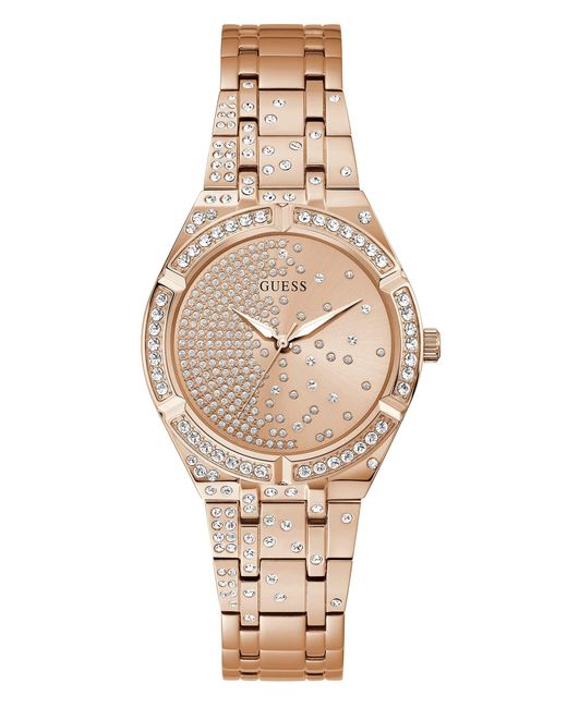 Guess Natural Analog Quartz Watch With Stainless Steel Strap Gw0312l3