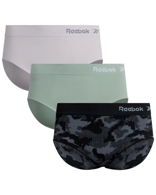 Reebok Multicolor Underwear – 3 Pack Plus Size Seamless Hipster