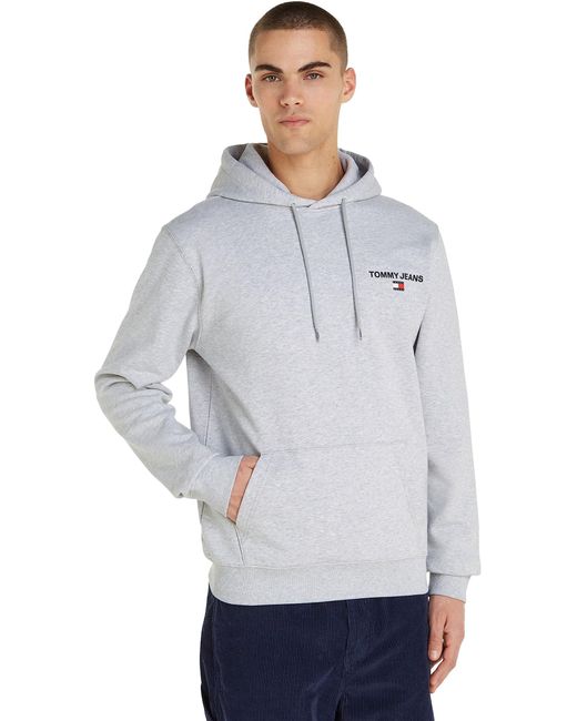 Tommy Hilfiger White Tommy Jeans Hoodie Regular Entry Graphic for men