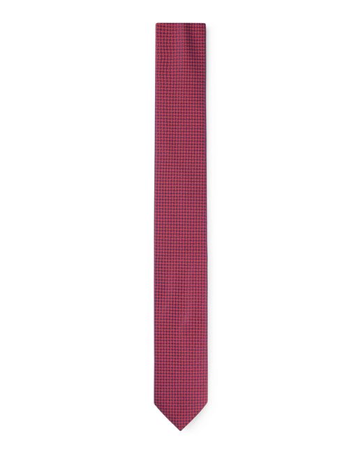 HUGO Krawatte aus Seiden-Jacquard mit filigranem Muster in Purple für Herren