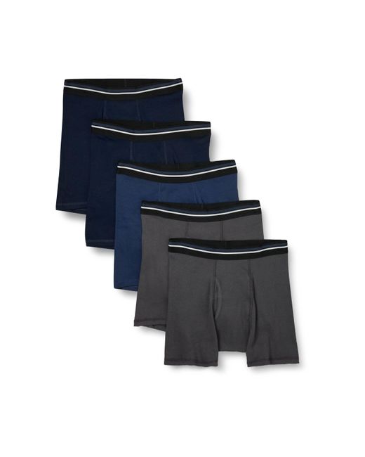 Boxer sans étiquette Amazon Essentials pour homme en coloris Black