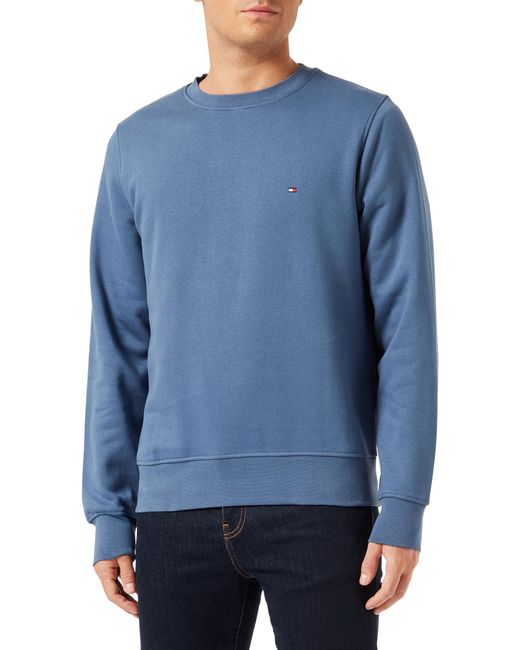 Tommy Hilfiger Blue Sweatshirt Without Hood for men