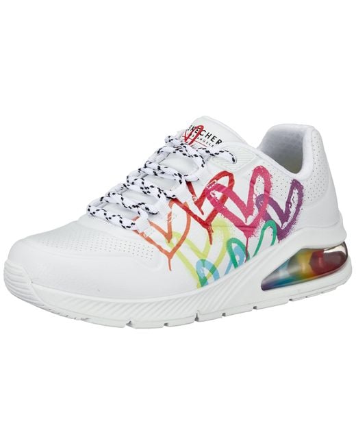 Skechers Street Uno 2 floating Love Sneaker 6.5 B m Us White rainbow in Black Lyst UK