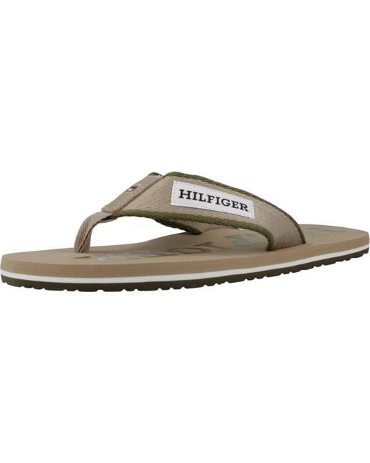 Chanclas Hombre Patch Hilfiger Beach Sandal Zapatillas de dedo