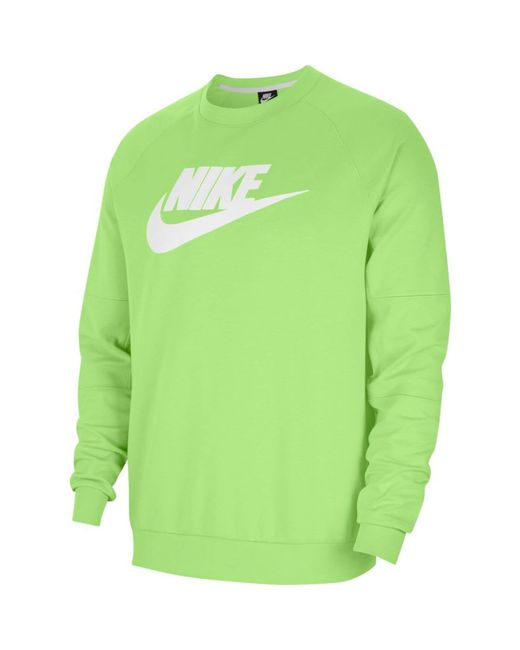 Felpe Uomo Lime CU4473 399 di Nike in Verde per Uomo - 35% di sconto - Lyst