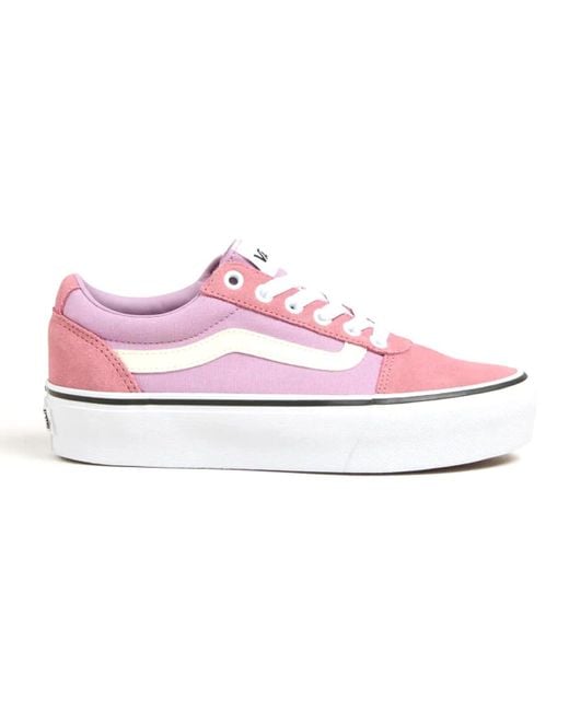 Vans Pink Ward Platform Sneaker