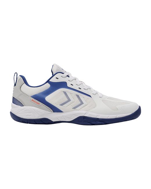 Hummel Blue Speed Court Schuh weissblau