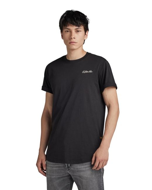 G-Star Back gr lash r t T-Shirts in Black für Herren