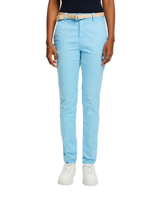 014ee1b328 Pantalones Esprit de color Blue