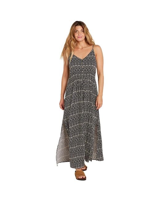 Maxi abito da donna Ikat GEO Long Dress di Rip Curl in Gray
