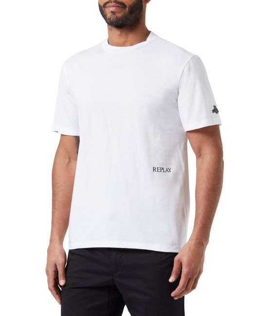 M6758 T-Shirt di Replay in White