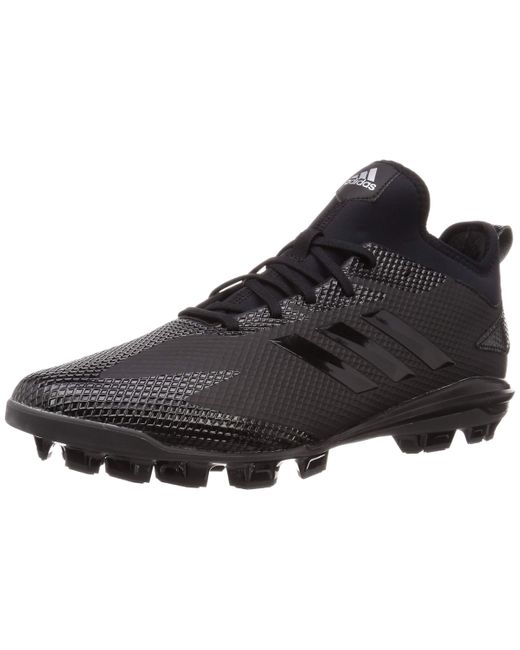 Adidas Black Adizero Sp Point Baseball Shoes for men