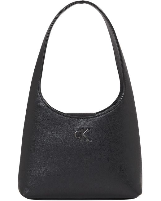 Calvin Klein Black Minimal Monogram A Shoulderbag