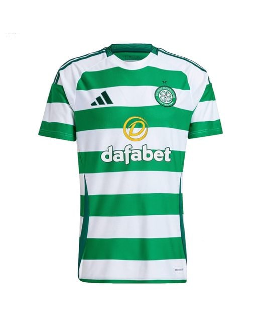 Adidas Green Scottish Premiership Celtic Fc S Soccer Home Jersey for men
