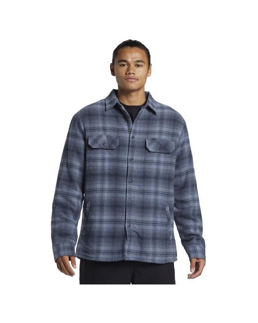 Quiksilver Venture Overshirt L in Blue für Herren