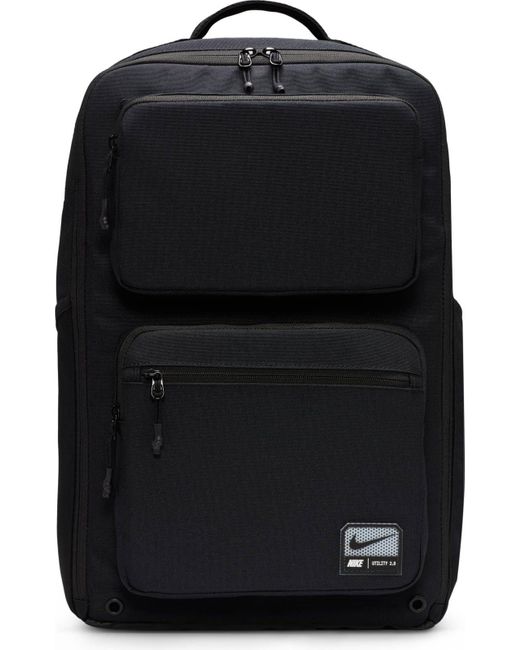 Nike Utility Speed Backpack - 2.0, Black/white, Fn4106-010, Misc, Black/black/white, Standard Size, Sportswear for men