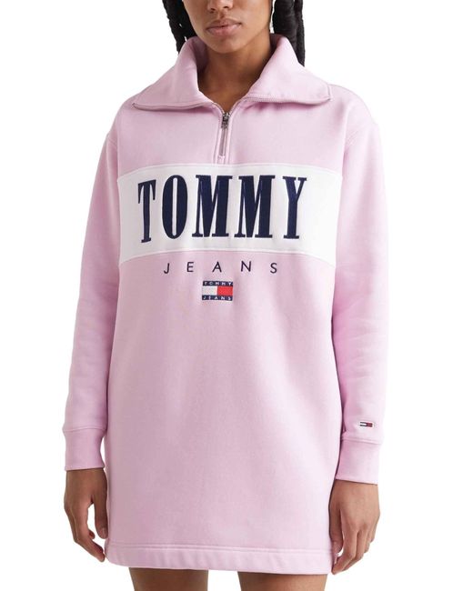 Tjw Auth Serif 2 Zip HWK Robe Pull Tommy Hilfiger en coloris Rose | Lyst