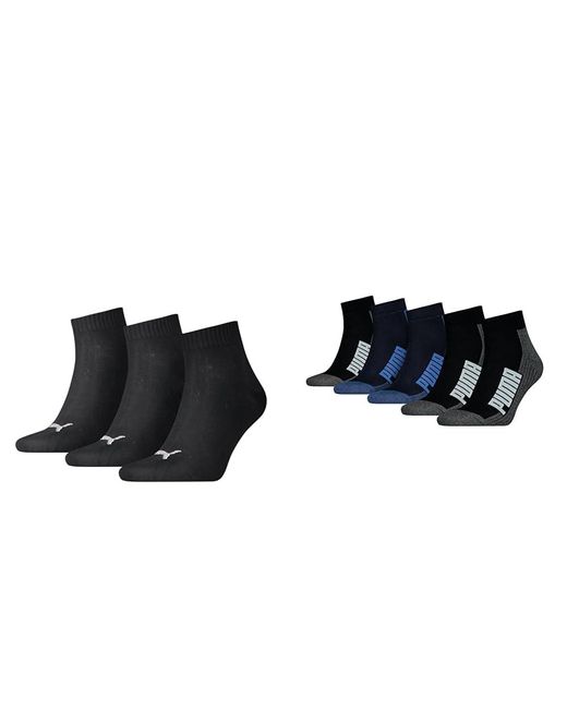 PUMA Black Socken Schwarz 39-42 Socken Blau/schwarz 39-42 for men