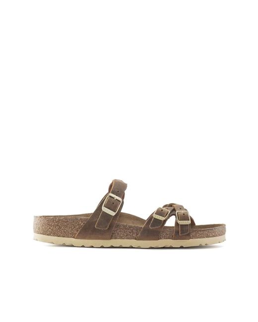 Franca Braided 1024135 di Birkenstock in Brown