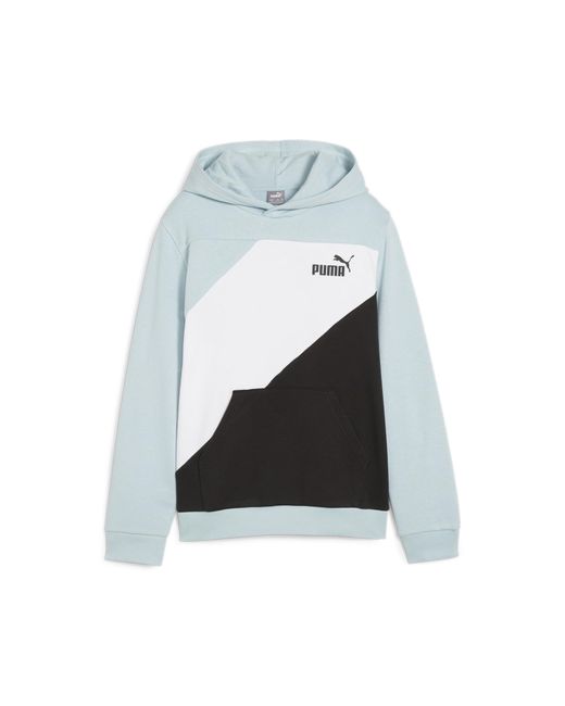 PUMA Power Colorblock Hoodie Tr B Sweat in het Blue