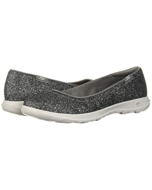 skechers go walk lite mens silver
