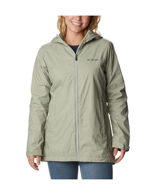 Columbia Green Switchback Lined Long Jacket