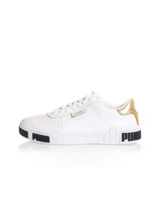 puma bianche oro